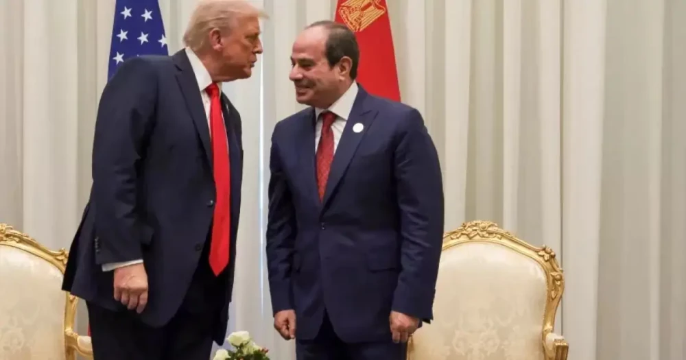 السيسي يلتقي ترامب على هامش منتدى دافوس