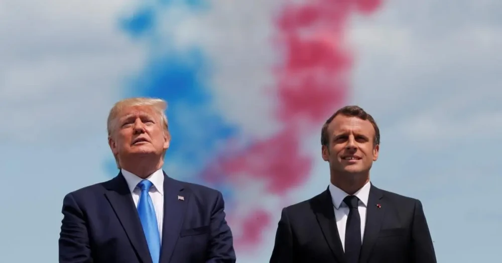 ترامب يهدد الرئيس الفرنسي في حال رفض الانضمام لمجلس السلام في غزة والآخر يعقب