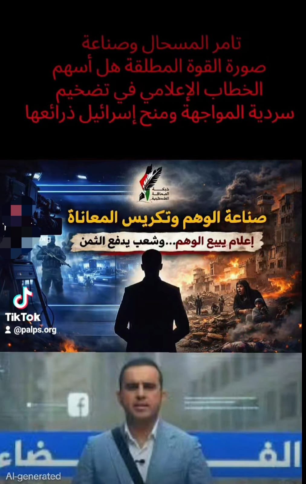 غزة تسأل تامر المسحال: هل ضخّمت الصورة فدفعت المدينة الثمن صرخة من تحت الركام: من ضخّم القوة… ومن تركنا وحدنا؟