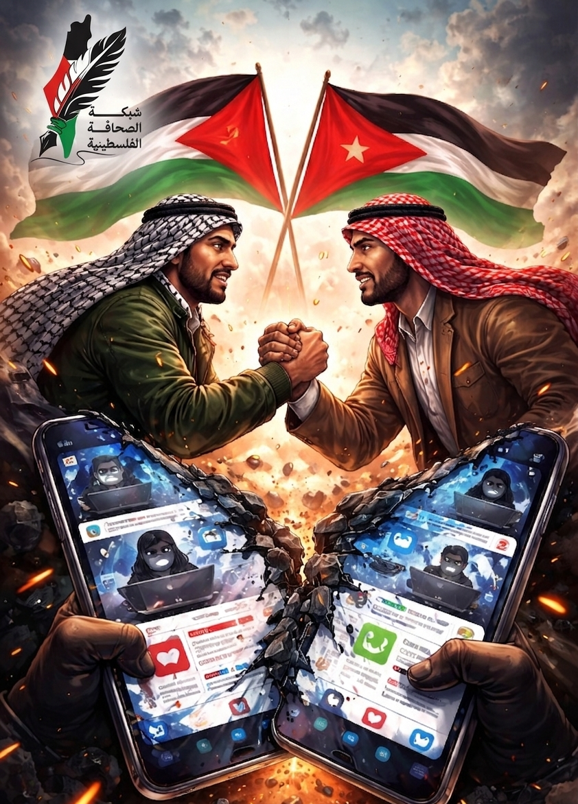 حرب الأكاذيب المكشوفة: كيف تُستخدم الحسابات المزورة لضرب العلاقة بين الأردن وفلسطين
