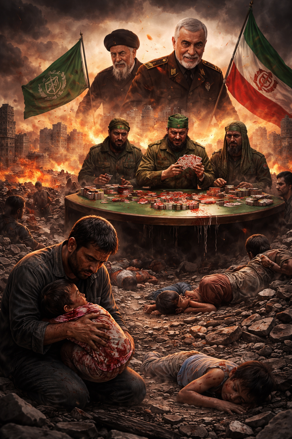 حين تُقامر السياسة بدماء الناس… كيف وضعت حماس غزة على طاولة رهانات إيران