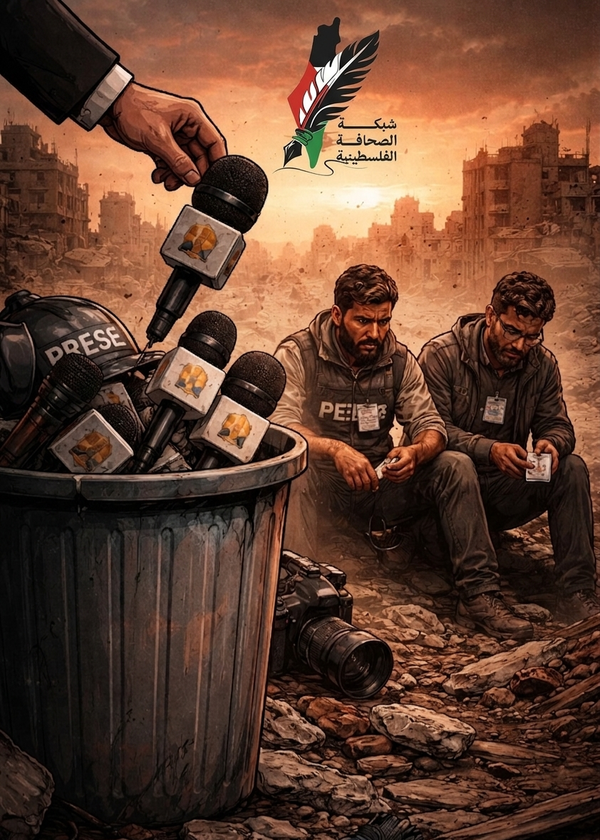 حين ينتهي الدور… يُرمى الصوت: مراسلو غزة بين صناعة الرواية والتخلّي الصامت