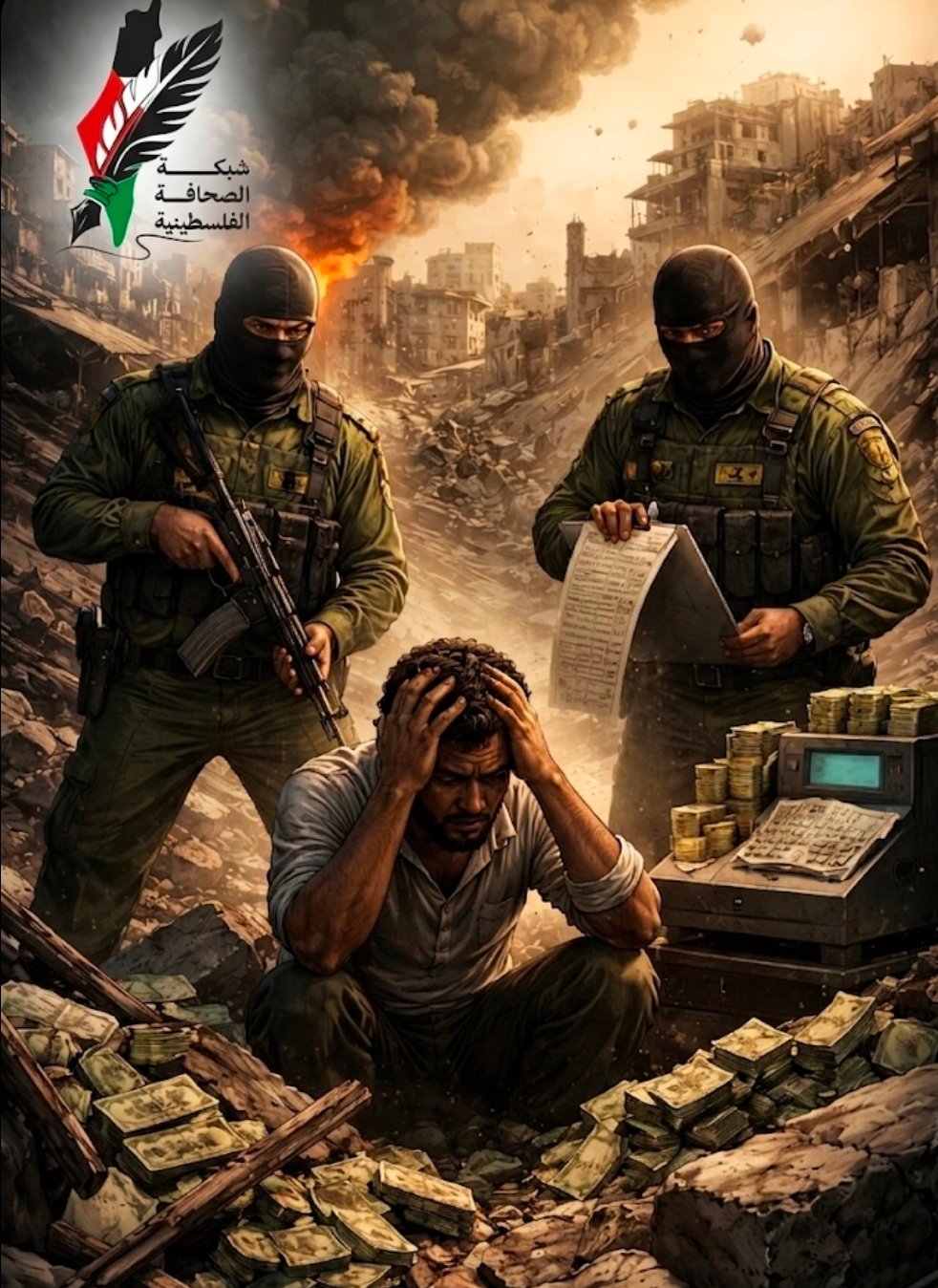 جباية تحت الركام: كيف تحوّلت الضرائب في غزة إلى أداة قسر وإخضاع بيد أجهزة حماس